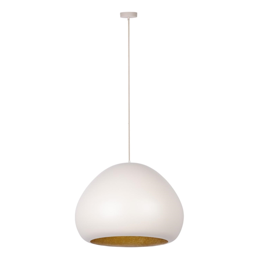 Luster na sajli LAVA 1xE27/15W/230V krem/zlatna