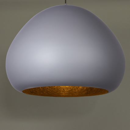Luster na sajli LAVA 1xE27/15W/230V siva/crna