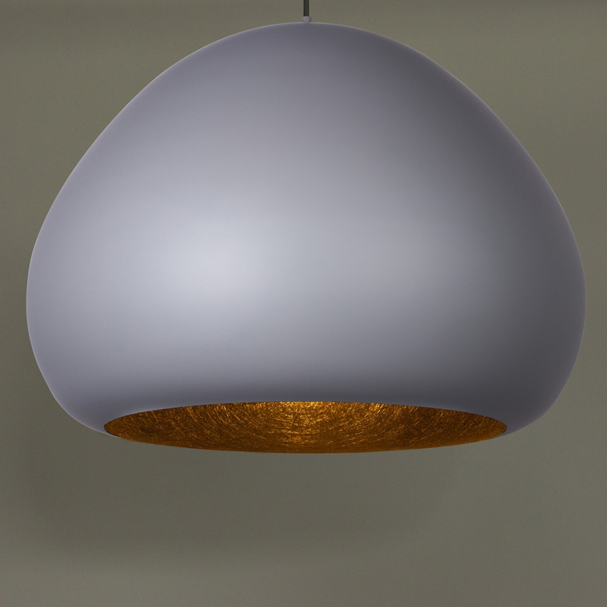 Luster na sajli LAVA 1xE27/15W/230V siva/crna
