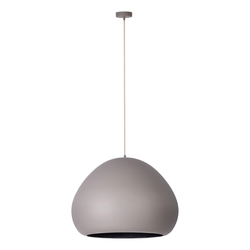 Luster na sajli LAVA 1xE27/15W/230V taupe/crna
