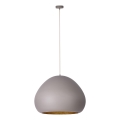 Luster na sajli LAVA 1xE27/15W/230V taupe/zlatna