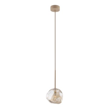 Luster na sajli LAVA 1xG9/8W/230V bež/zadimljena bež