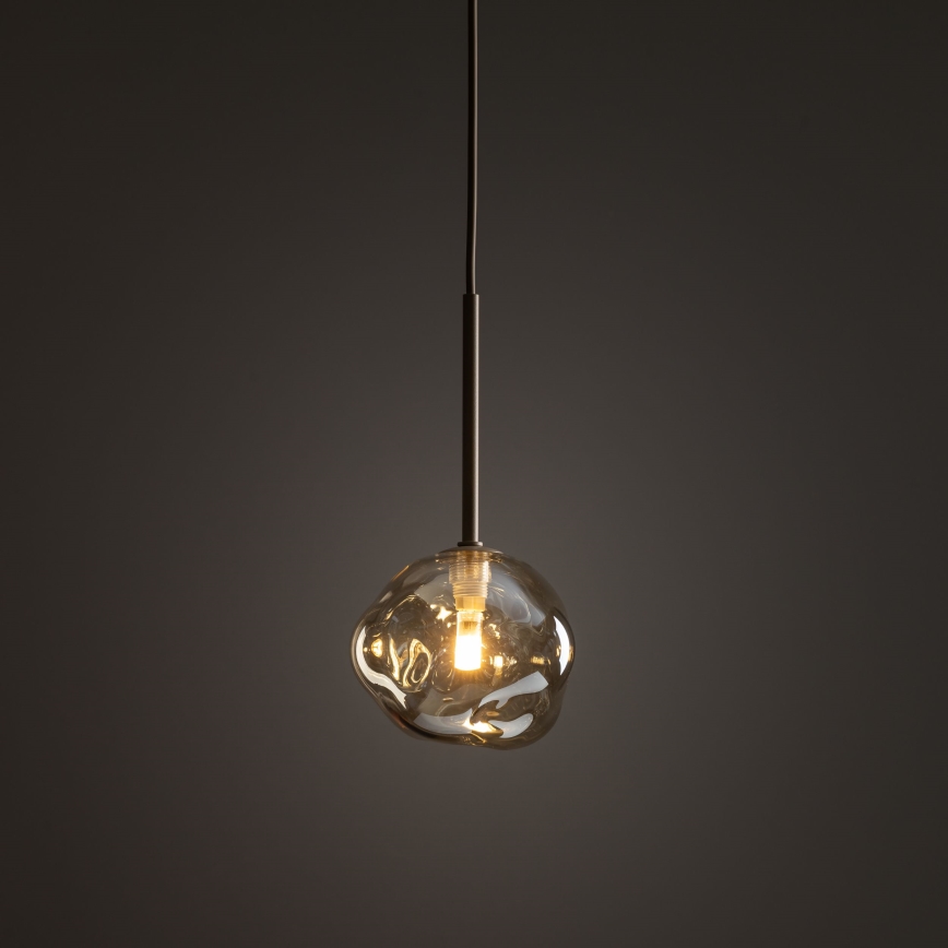 Luster na sajli LAVA 1xG9/8W/230V bež/zadimljena bež