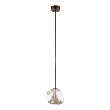 Luster na sajli LAVA 1xG9/8W/230V brončana/zadimljeno bež