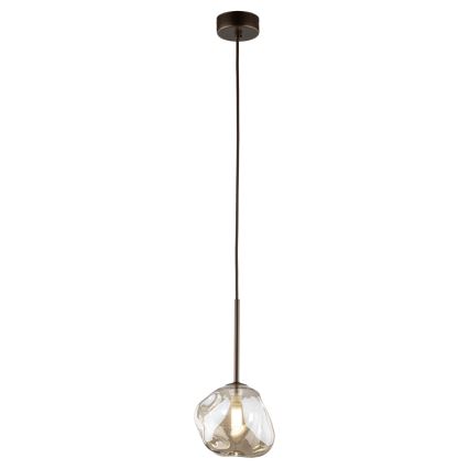 Luster na sajli LAVA 1xG9/8W/230V brončana/zadimljeno bež