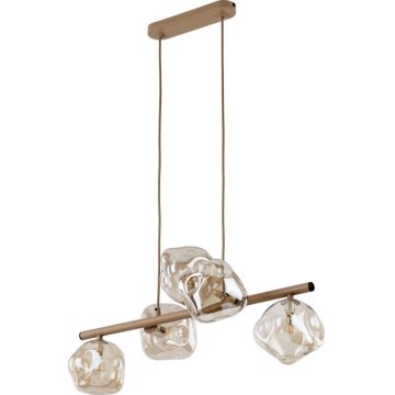 Luster na sajli LAVA 5xG9/8W/230V bež/dimljeno bež