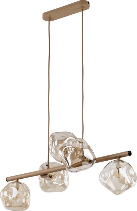 Luster na sajli LAVA 5xG9/8W/230V bež/dimljeno bež