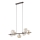 Luster na sajli LAVA 7xG9/8W/230V brončana/dimljeno bež
