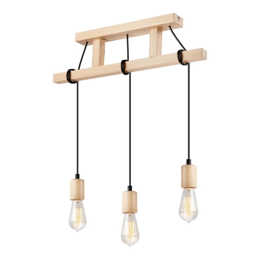 Luster na sajli LEON 3xE27/60W/230V bukva