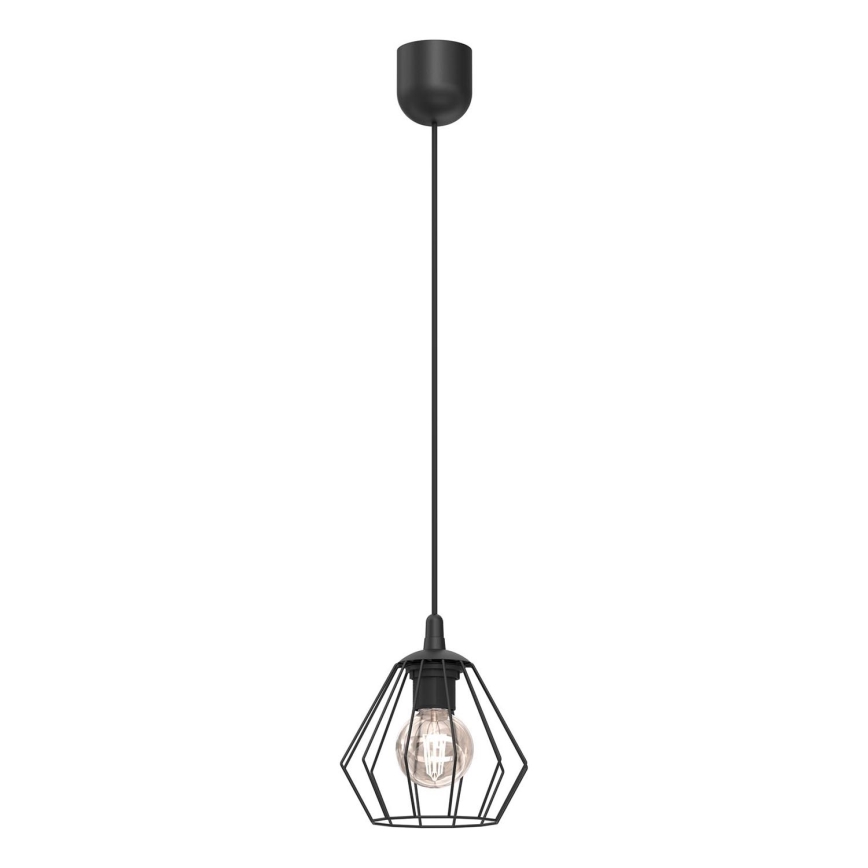 Luster na sajli LETI 1xE27/15W/230V crna
