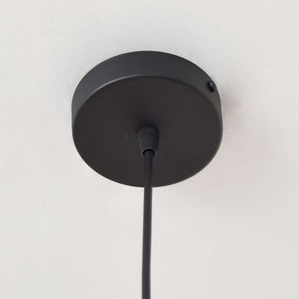 Luster na sajli LILI 1xE27/15W/230V crna/siva