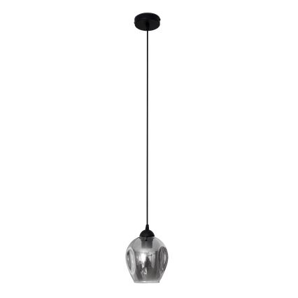 Luster na sajli LILI 1xE27/15W/230V crna/siva
