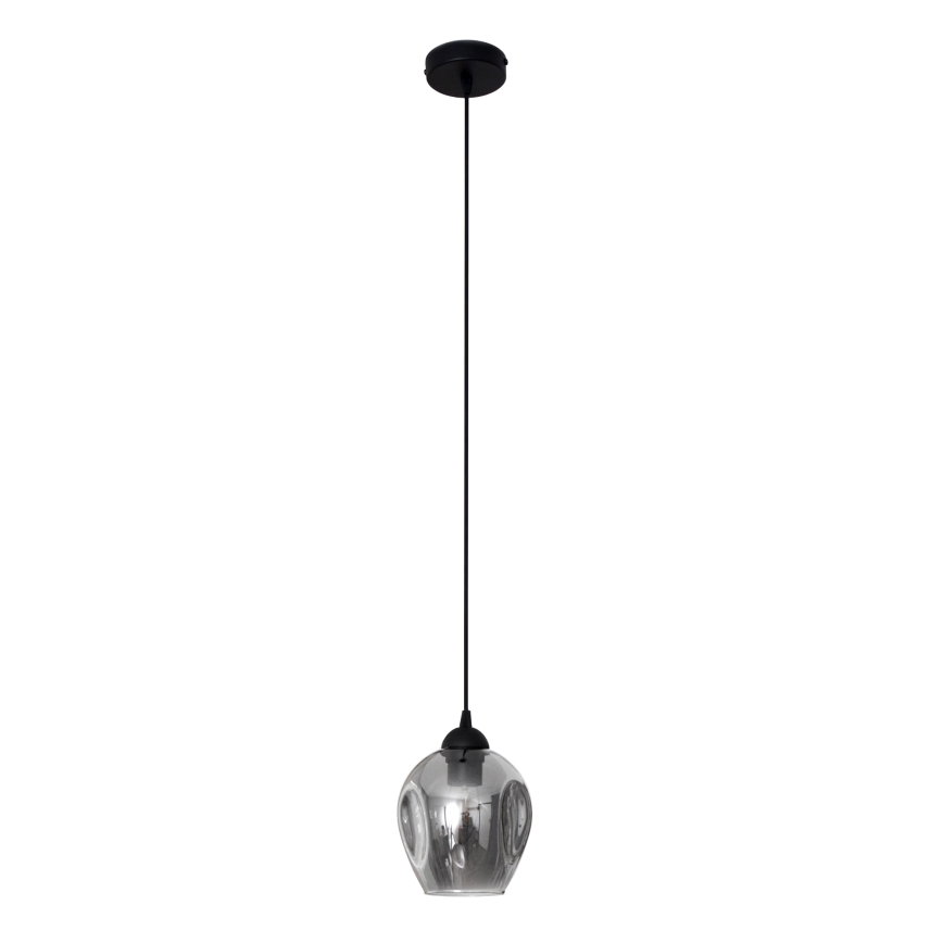 Luster na sajli LILI 1xE27/15W/230V crna/siva