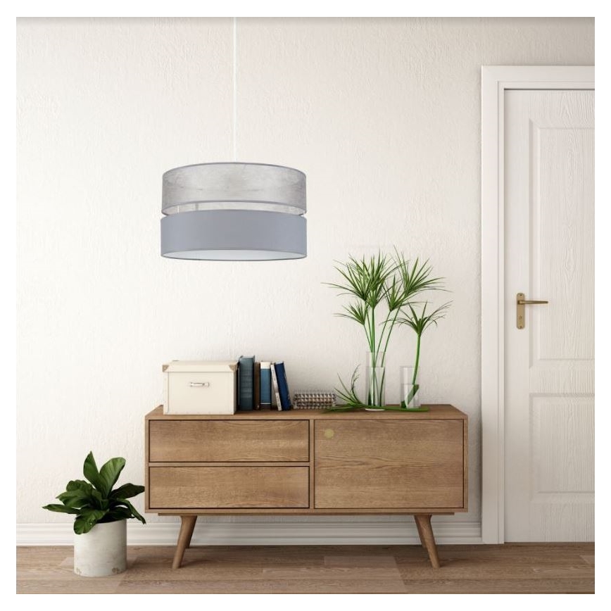 Luster na sajli LIMA 1xE27/60W/230V siva