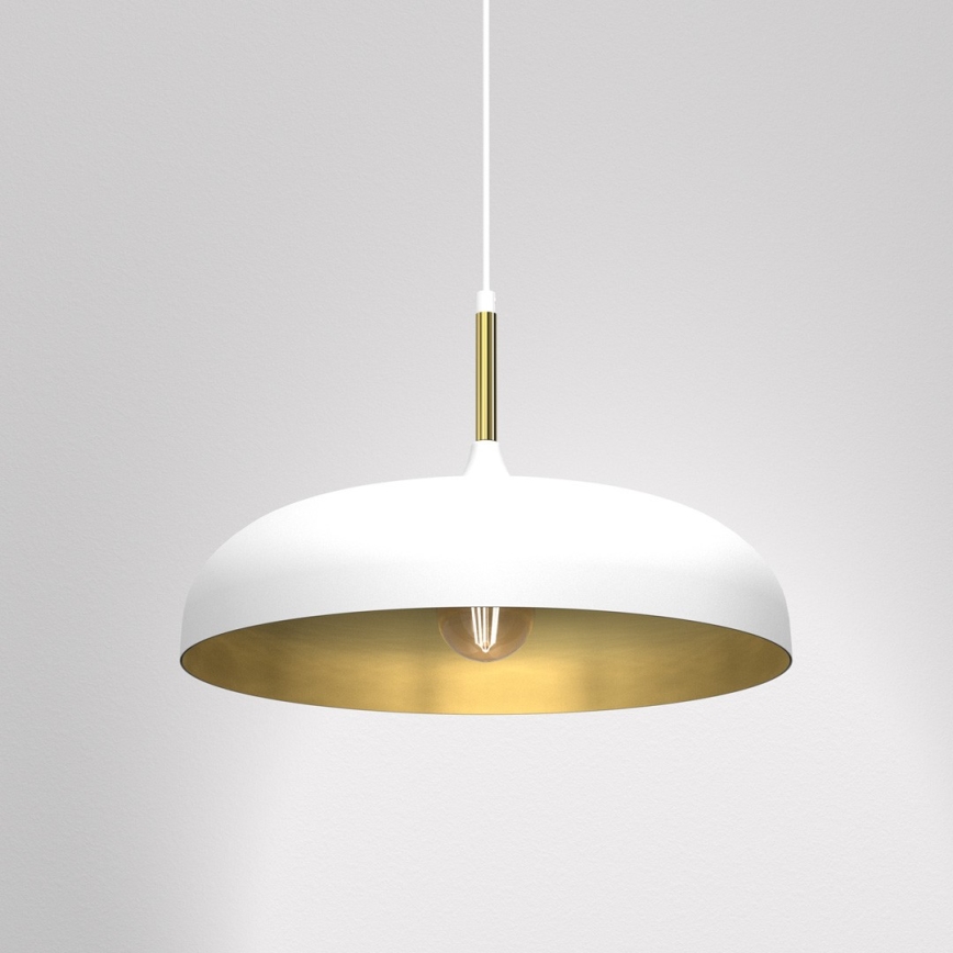 Luster na sajli LINCOLN 1xE27/60W/230V pr. 45 cm bijela