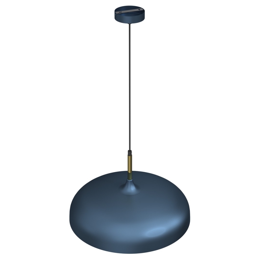 Luster na sajli LINCOLN 1xE27/60W/230V pr. 45 cm plava