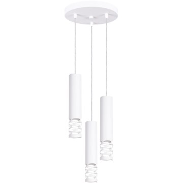 Luster na sajli LIRO 3xGU10/10W/230V bijela