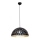 Luster na sajli LISA BLACK 1xE27/60W/230V