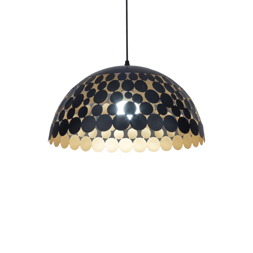 Luster na sajli LISA BLACK 1xE27/60W/230V