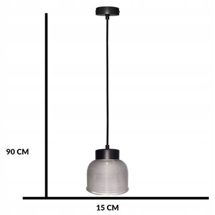 Luster na sajli LIVERPOOL 1xE27/40W/230V