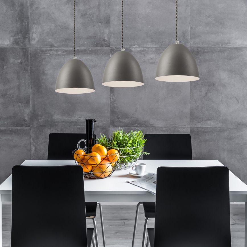 Luster na sajli LIVIA 3xE27/60W/230V