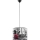 Luster na sajli LONDON 1xE27/15W/230V siva