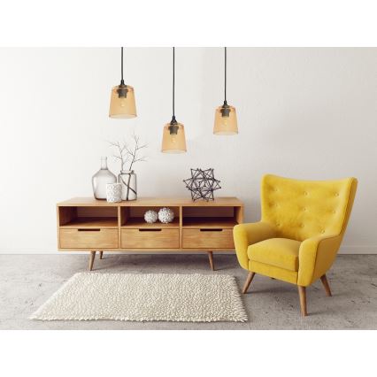 Luster na sajli LUCEA 1xE27/15W/230V