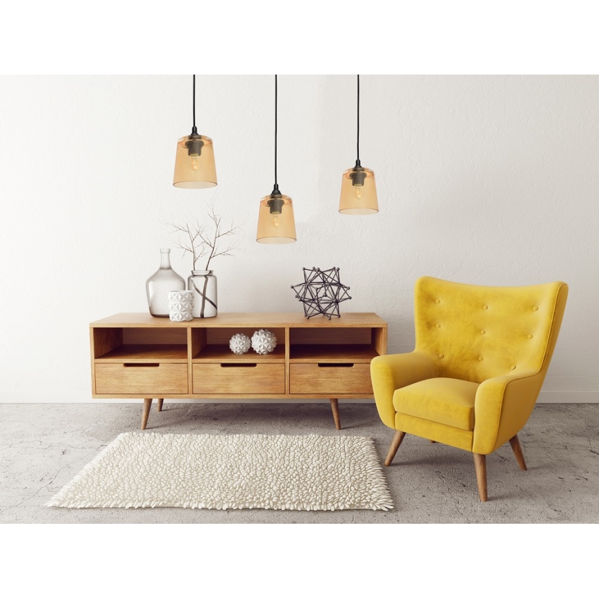 Luster na sajli LUCEA 1xE27/15W/230V