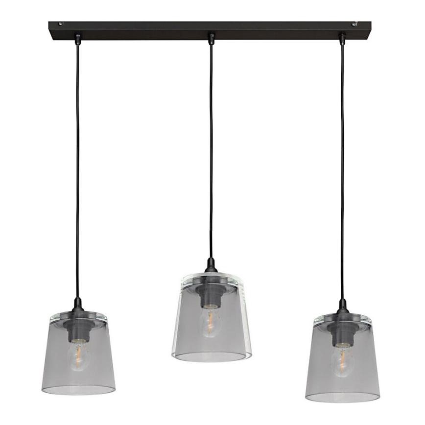 Luster na sajli LUCEA 3xE27/15W/230V