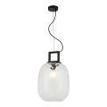 Luster na sajli LUCY 1xE27/40W/230V crna