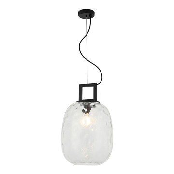 Luster na sajli LUCY 1xE27/40W/230V crna