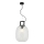Luster na sajli LUCY 1xE27/40W/230V crna