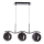 Luster na sajli LUMOS 3xG9/20W/230V, dimno crne boje