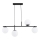 Luster na sajli LUNA 4xE14/10W/230V crna