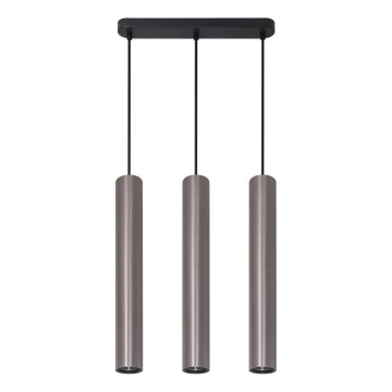 Luster na sajli LUNGOMARE 3xGU10/10W/230V matni krom
