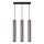 Luster na sajli LUNGOMARE 3xGU10/10W/230V matni krom