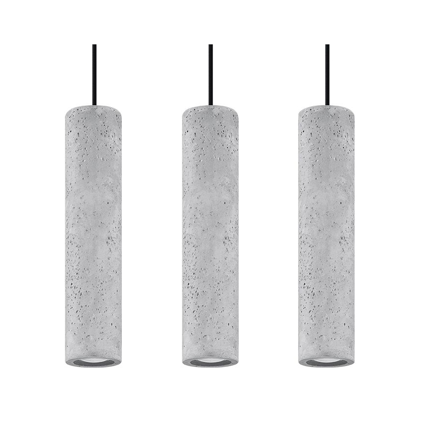 Luster na sajli LUVO 3xGU10/40W/230V