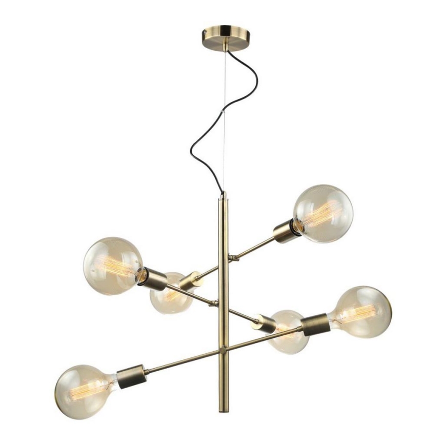 Luster na sajli MADALYN 6xE27/40W/230V