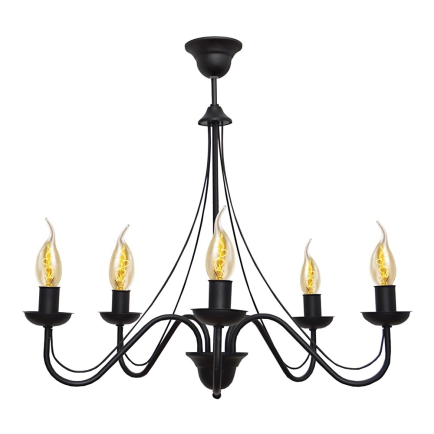 Luster na sajli MALBO II 5xE14/10W/230V