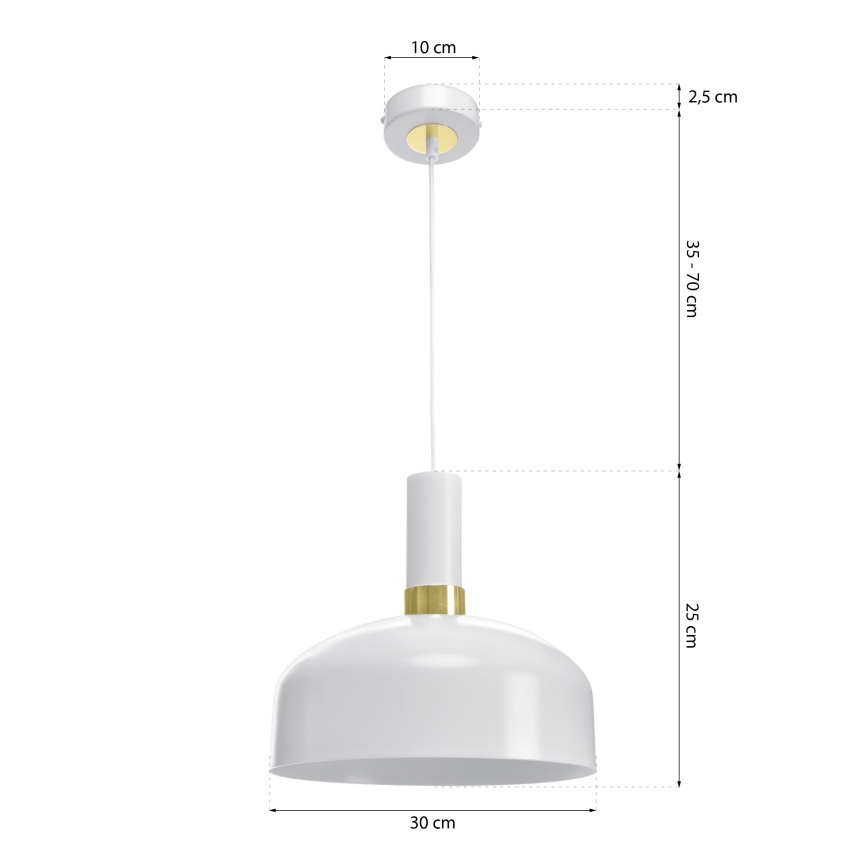 Luster na sajli MALMO 1xE27/60W/230V