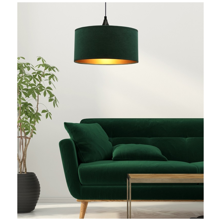 Luster na sajli MALOTO 1xE27/60W/230V zelena