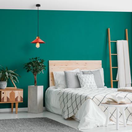 Luster na sajli MANAVGAT 1xE27/40W/230V crveni/smeđi