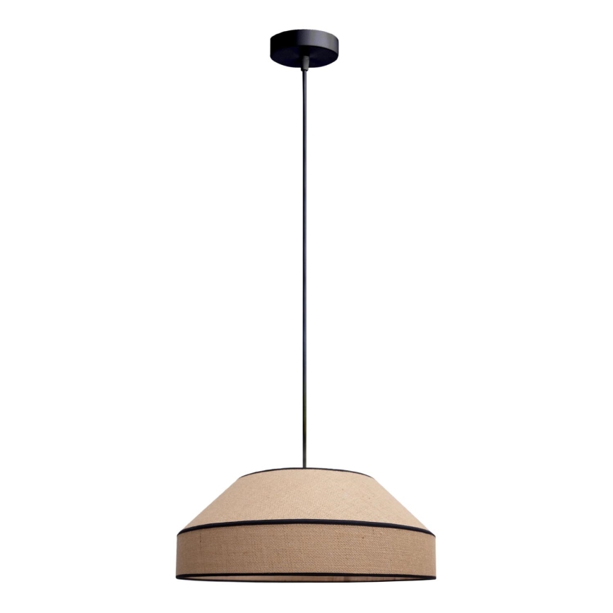 Luster na sajli MANISO 1xE27/60W/230V pr. 45 cm bež