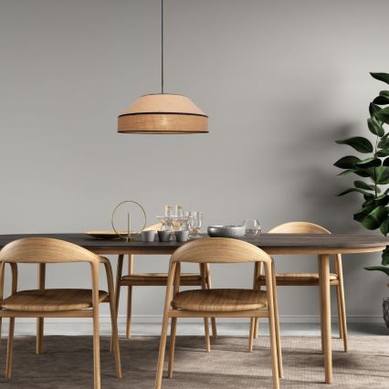 Luster na sajli MANISO 1xE27/60W/230V pr. 45 cm bež