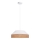 Luster na sajli MANISO 1xE27/60W/230V pr. 45 cm bijela/bež