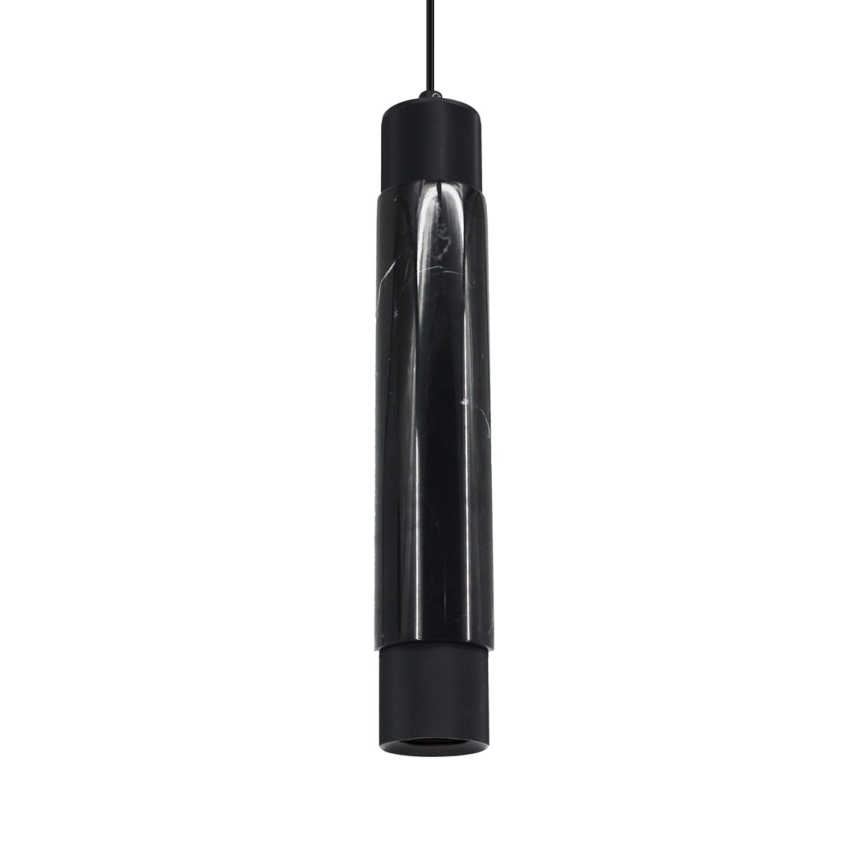 Luster na sajli MARBLE 1xGU10/8W/230V crna