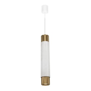 Luster na sajli Marble white/brass 1xGU10/8W/230V