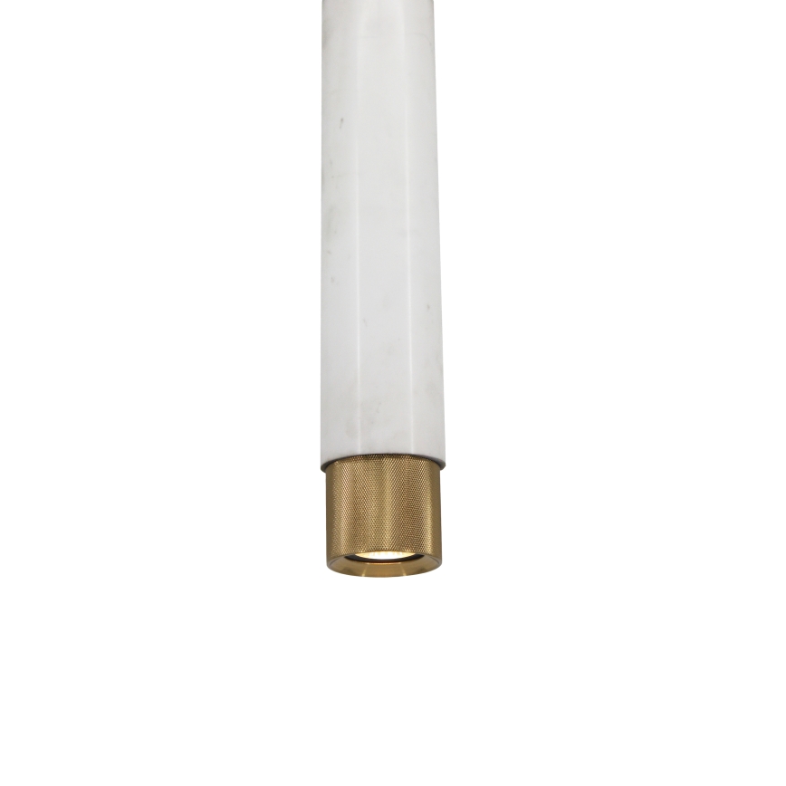 Luster na sajli Marble white/brass 1xGU10/8W/230V