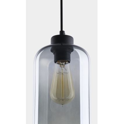 Luster na sajli MARCO 1xE27/60W/230V crna