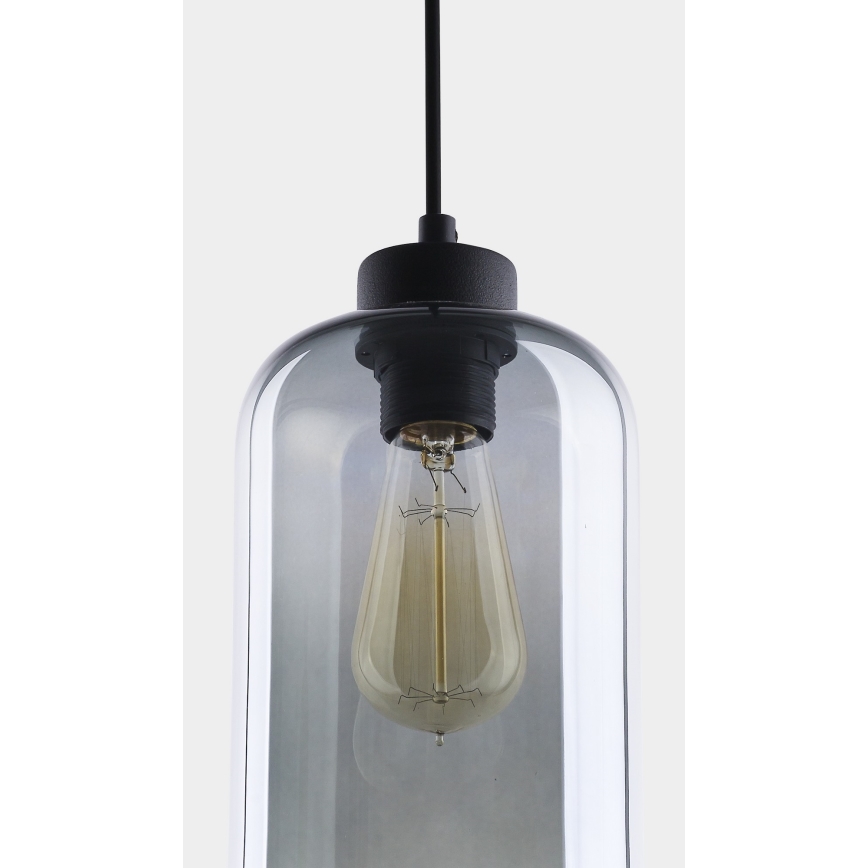 Luster na sajli MARCO 1xE27/60W/230V crna
